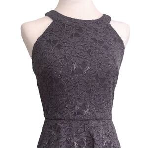BCX Size 3 Formal Dress Macys NWT Slate Gray Glitter Spring Formal Promotion